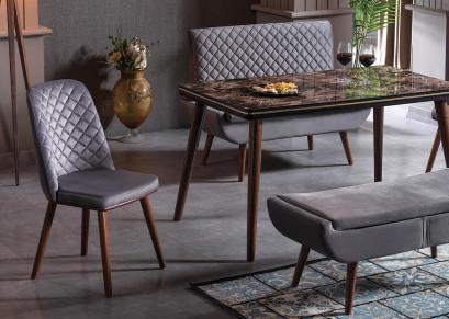 Diva (Kahve Mermer Masa)